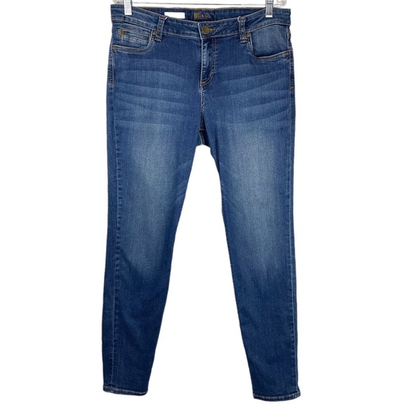 Kut from the Kloth Sz 14 Mia Skinny Jeans Dark Wash - Picture 2 of 11
